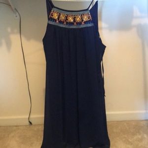 Aztec patterned dress